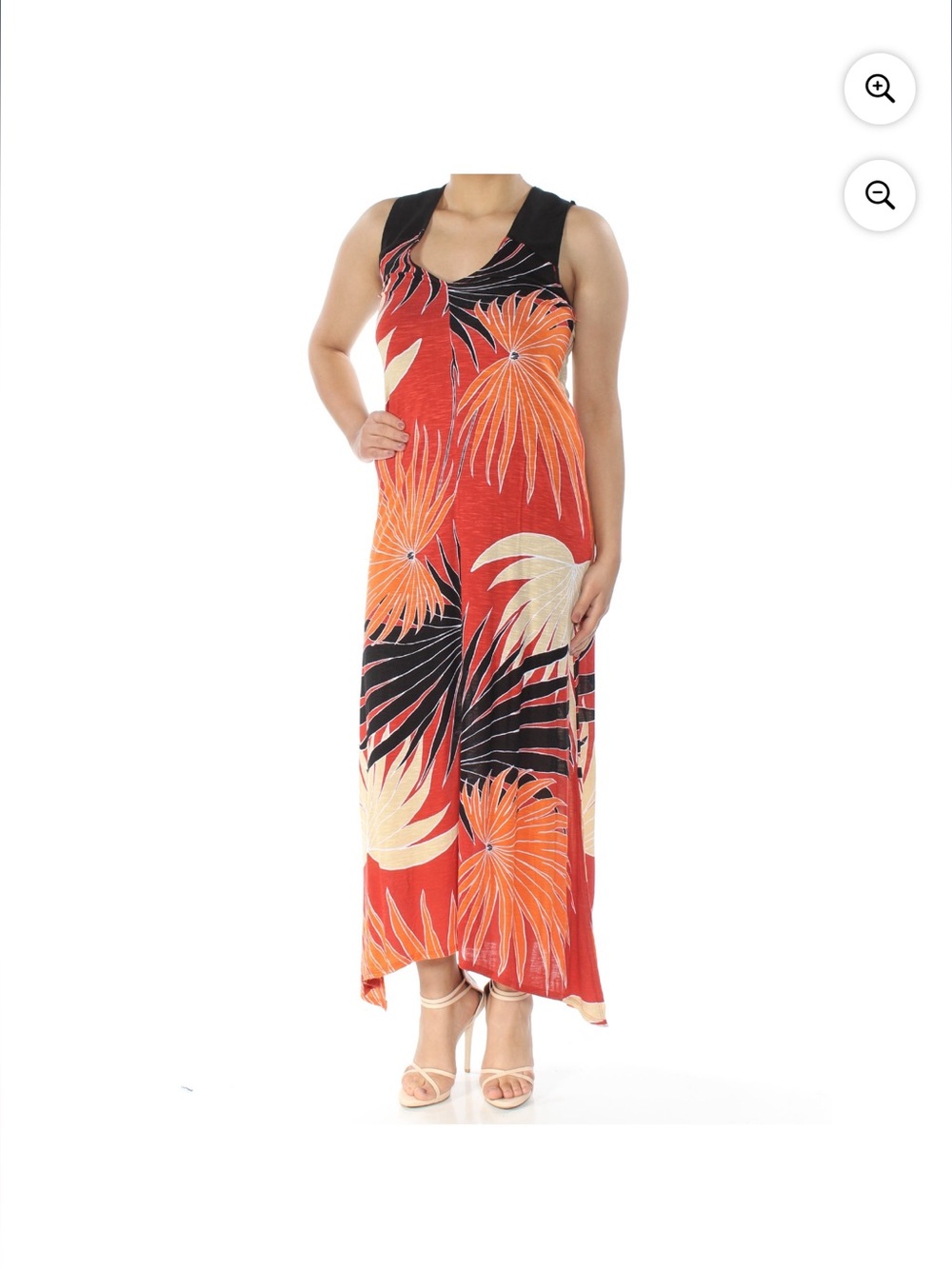 Rachel Roy Cross back maxi dress size large